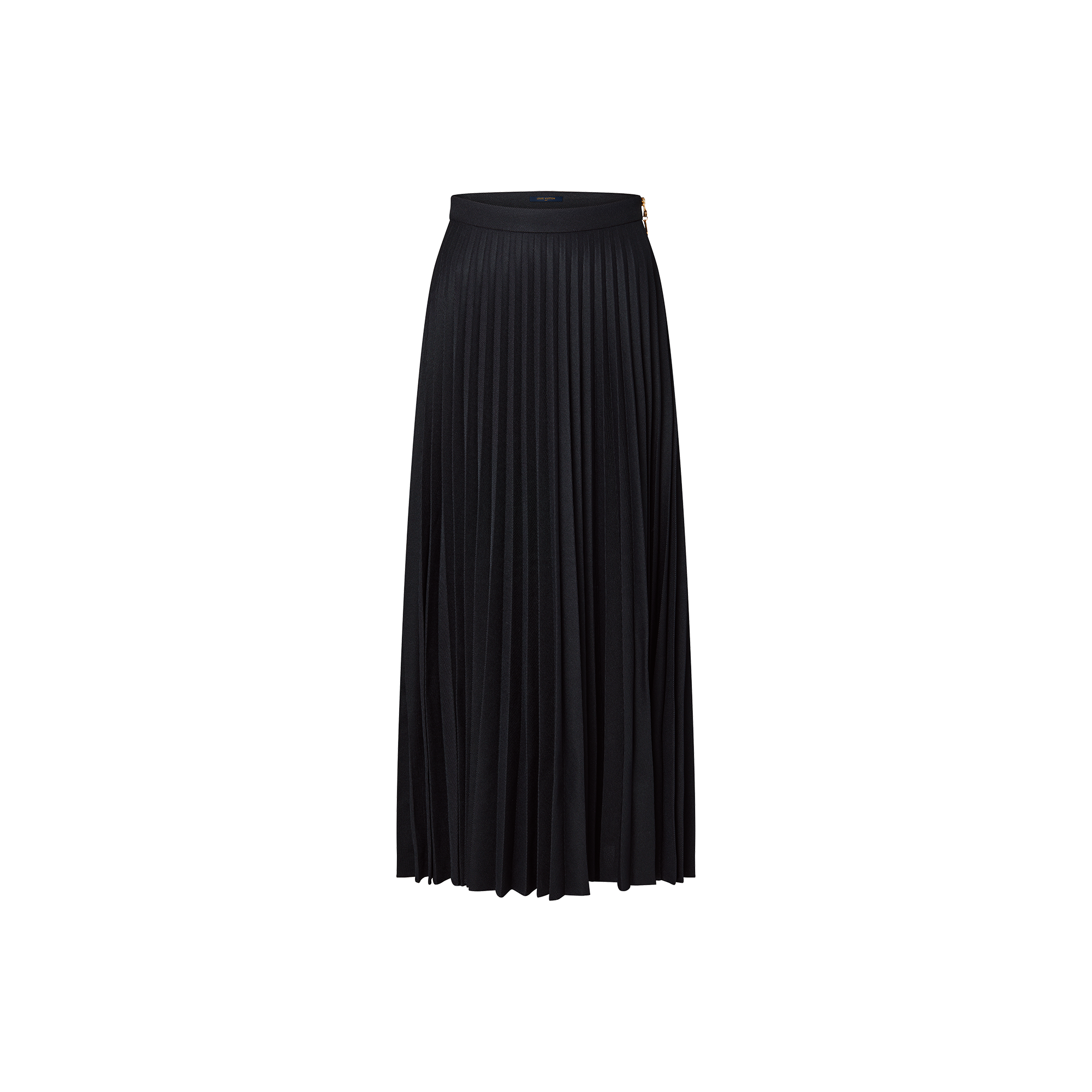 Maxi pleated skirt outlet black